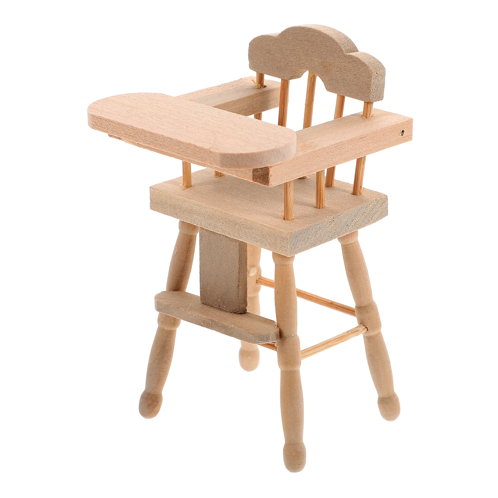 Baby High Chair Children House Adorn Mini Adorable Miniature Highchair Wooden Decorative Kids Supply
Baby High Chair Children House Adorn Mini Adorable Miniature Highchair Wooden Decorative Kids Supply