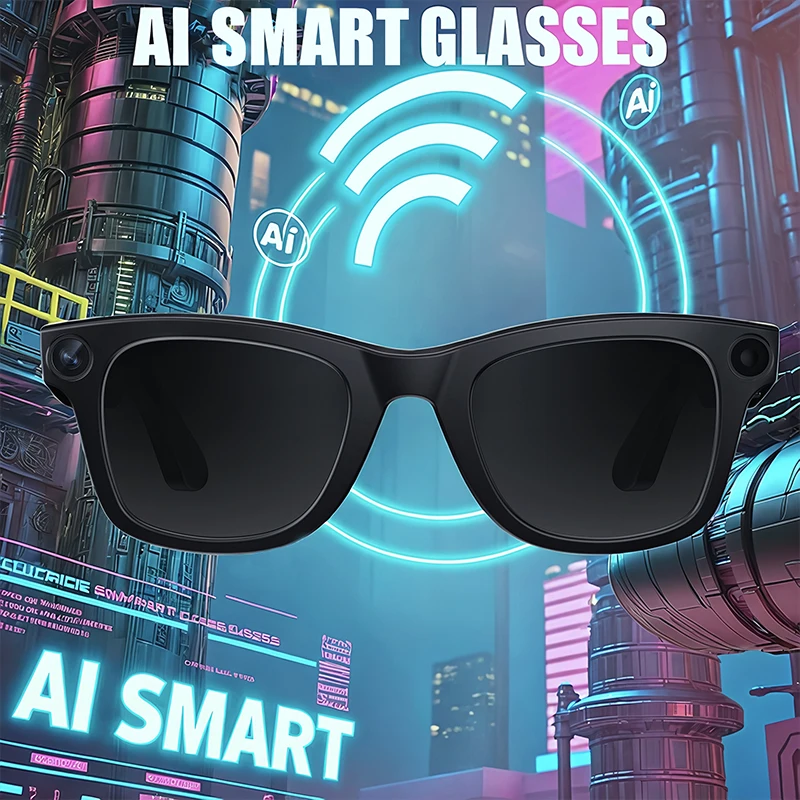 AI Smart Translation Sunglasses Men Women Camera Video Recording Touch Buttons Sunglass Wireless Bluetooth Sports Music Eyewear
AI Smart Translation Sunglasses Men Women Camera Video Recording Touch Buttons Sunglass Wireless Bluetooth Sports Music Eyewear