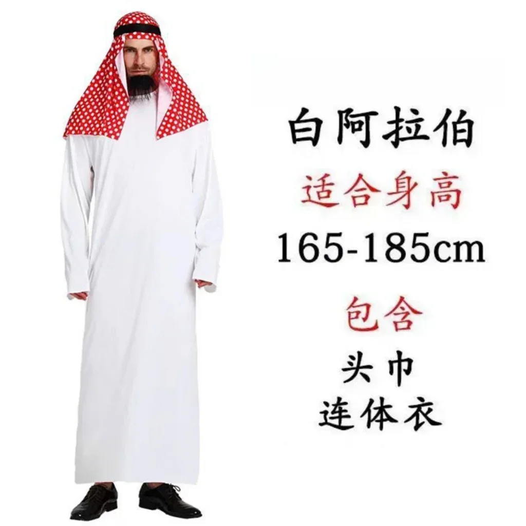 Костюм арабе du Sheikh pour hommes взрослых, vêtements duxta-orient, Robe blanche du Sultan, бандо rouge, Robe
Костюм арабе du Sheikh pour hommes взрослых, vêtements duxta-orient, Robe blanche du Sultan, бандо rouge, Robe
