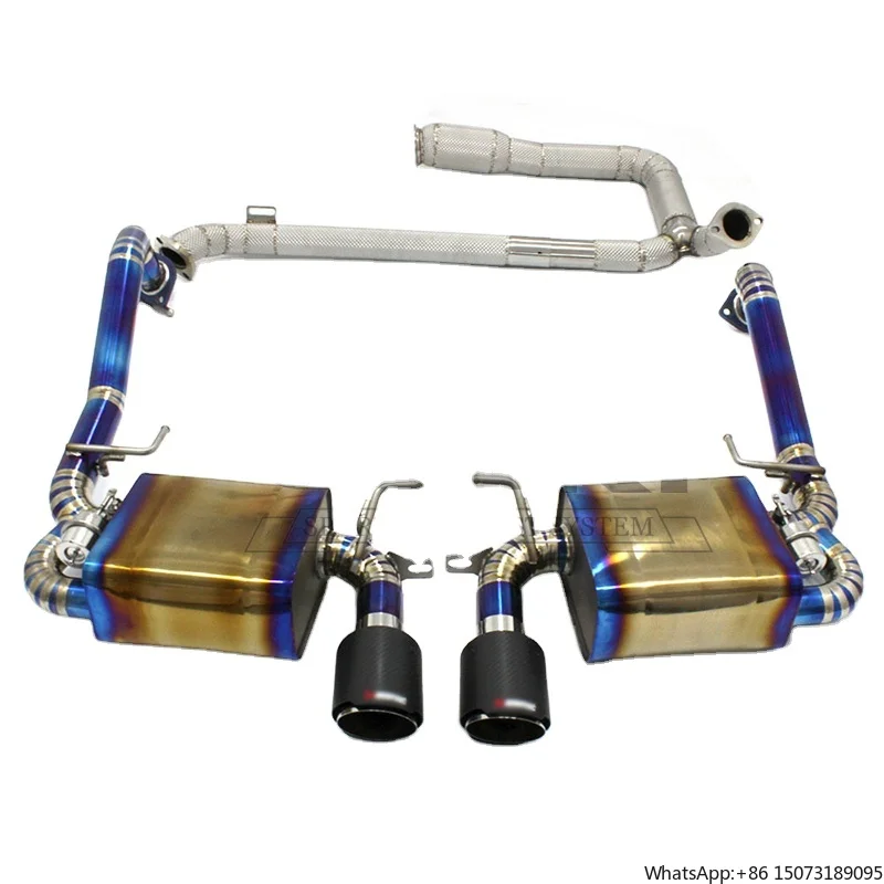 High Performance Catback Exhaust for 718 GT4 RS 4.0L 2019-2023 High Quality Escape Titanium Alloy Exhaust Pipe
High Performance Catback Exhaust for 718 GT4 RS 4.0L 2019-2023 High Quality Escape Titanium Alloy Exhaust Pipe