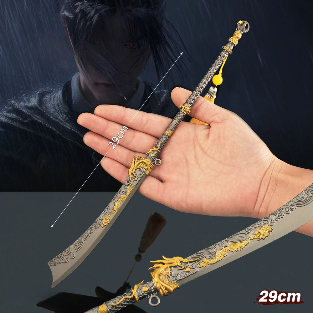 29cm/11.4in Naraka:Bladepoint Knife Model Nameless Mo Dao Ancient Cold Weapons Props Game Peripherals Ornaments Boy Toys Gifts
29cm/11.4in Naraka:Bladepoint Knife Model Nameless Mo Dao Ancient Cold Weapons Props Game Peripherals Ornaments Boy Toys Gifts
