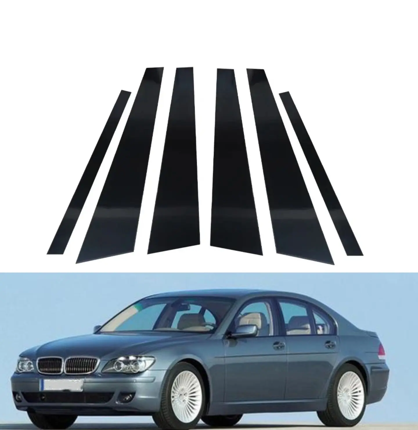 Pillar Posts Glossy Black Fit For BMW 7 Series E65 E66 2001 2002 2003 2004 2005 2006 2007 2008 Door Trim Window Decorative Cover
Pillar Posts Glossy Black Fit For BMW 7 Series E65 E66 2001 2002 2003 2004 2005 2006 2007 2008 Door Trim Window Decorative Cover