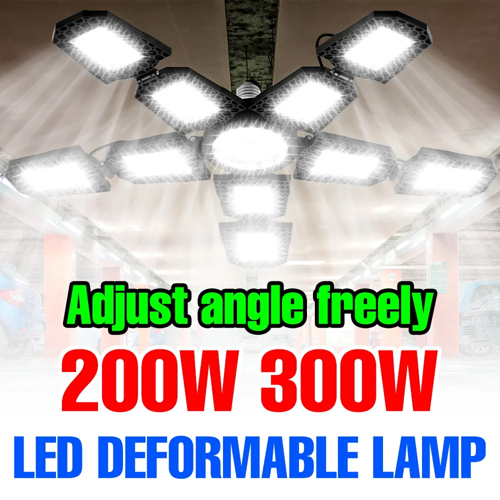 300 Вт светодиодная лампа E27/E26, гаражная лампа переменного тока 220 В, прожекторы, складной деформируемый потолочный светильник 110 В для домашнего спортзала, парковки, подвала
300 Вт светодиодная лампа E27/E26, гаражная лампа переменного тока 220 В, прожекторы, складной деформируемый потолочный светильник 110 В для домашнего спортзала, парковки, подвала