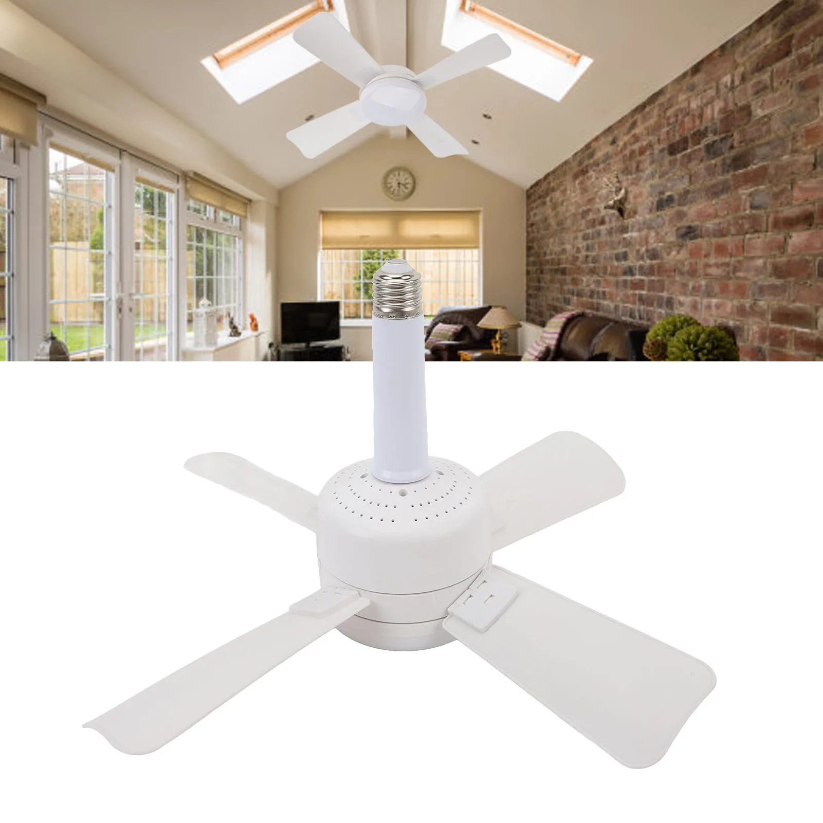 LED Ceiling Fan Light Dimmable 1000LM Screw In Ceiling Fans with LED Lights and Remote for Bedroom Kitchen Living Room
LED Ceiling Fan Light Dimmable 1000LM Screw In Ceiling Fans with LED Lights and Remote for Bedroom Kitchen Living Room