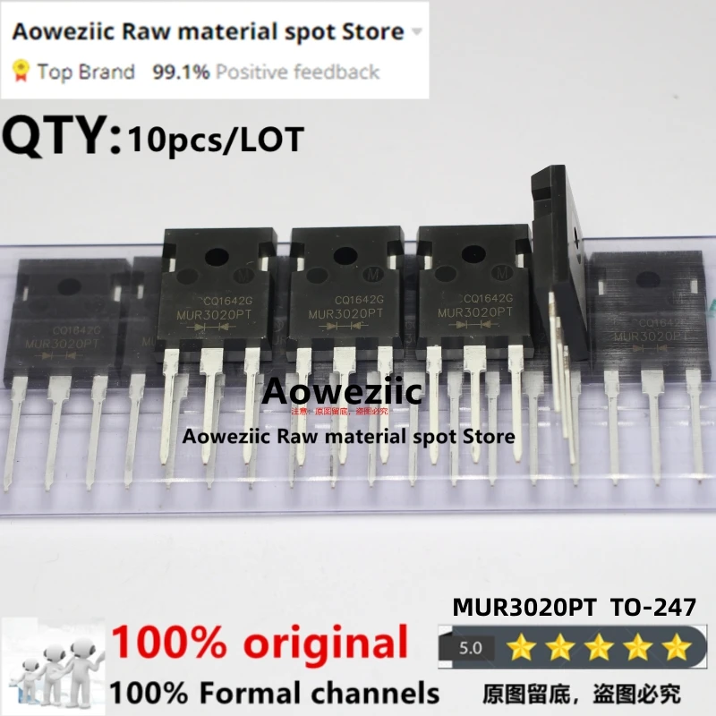 Aoweziic 2019+ 100% New Original MUR3020PT MUR3020 TO-247 Fast Recovery Diode 30A 200V
Aoweziic 2019+ 100% New Original MUR3020PT MUR3020 TO-247 Fast Recovery Diode 30A 200V