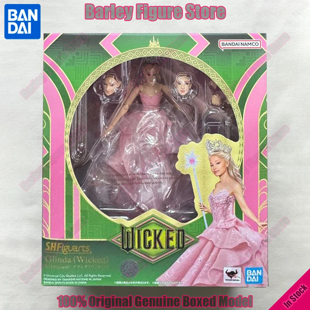 In Stock BANDAI S.H.Figuarts Wicked Glinda 15cm Action Figure Ariana Grande Ver. w/ Swap Faces & Hands Collection Model Kit Toys
In Stock BANDAI S.H.Figuarts Wicked Glinda 15cm Action Figure Ariana Grande Ver. w/ Swap Faces & Hands Collection Model Kit Toys
