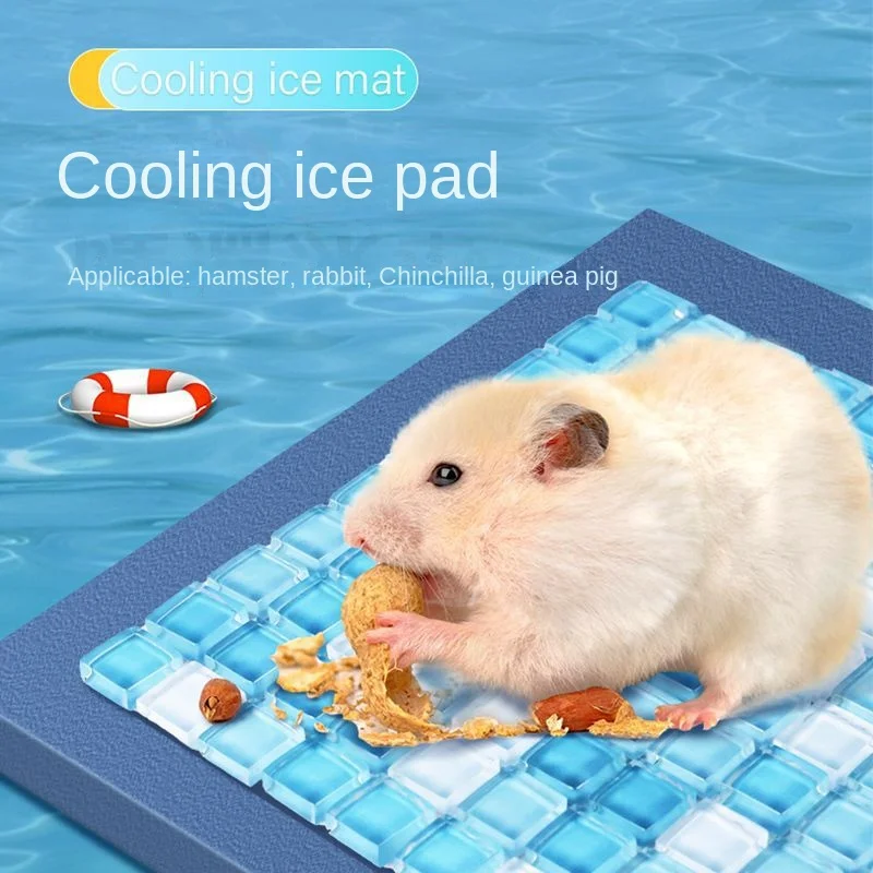 Summer Hamster Cooling Pad-Food-Grade Gel Ice Mat with Ventilation Mesh, Chew-Proof Crystal Ice House for Dwarf Rabbits/Syrian
Summer Hamster Cooling Pad-Food-Grade Gel Ice Mat with Ventilation Mesh, Chew-Proof Crystal Ice House for Dwarf Rabbits/Syrian