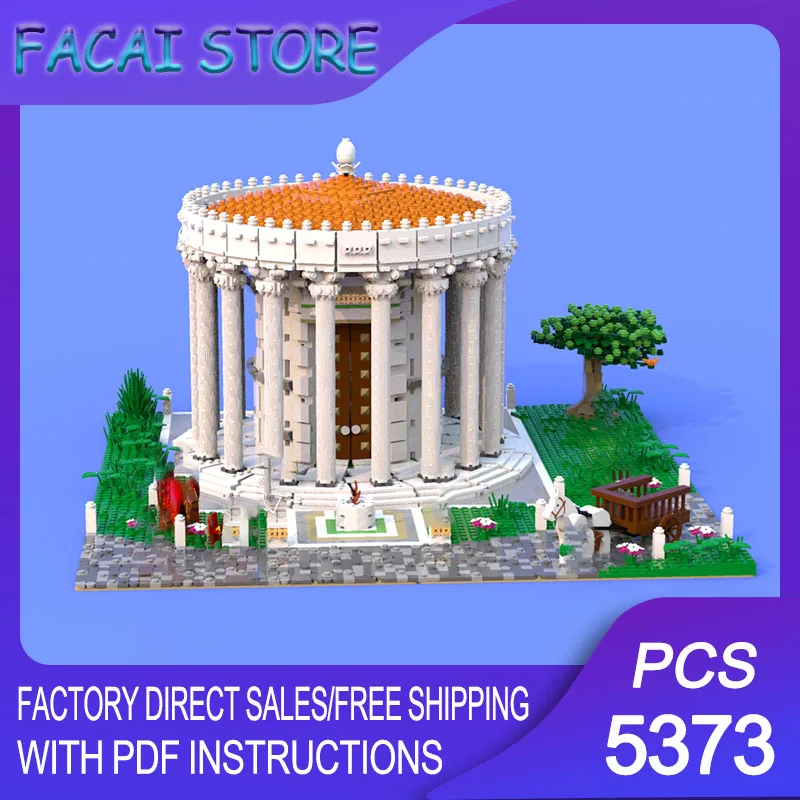 Street View Moc Building Bricks Temple of Hercule Model Technology Famous Scene Blocks Gift Christmas Toys DIY Set Assembly
Street View Moc Building Bricks Temple of Hercule Model Technology Famous Scene Blocks Gift Christmas Toys DIY Set Assembly