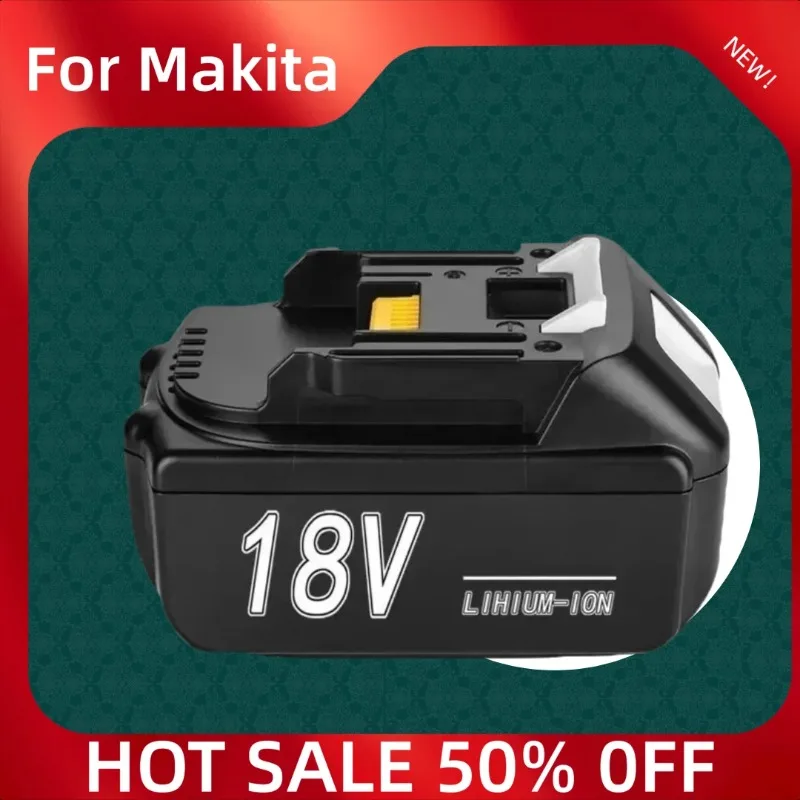 Аккумулятор 18В для электроинструментов Makita на литий-ионных элементах 18650, совместимый с BL1860/1830/1850
Аккумулятор 18В для электроинструментов Makita на литий-ионных элементах 18650, совместимый с BL1860/1830/1850