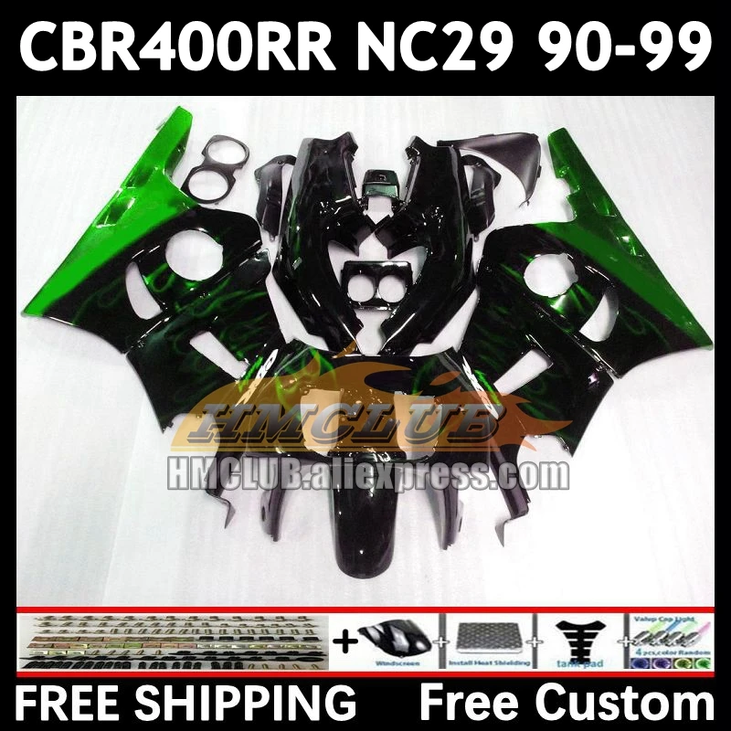 OEM Bodys For HONDA CBR400 CBR 400 RR 400RR 1990 1991 1992 1993 1994 105No.74 CBR400RR green flames NC29 95 96 97 98 99 Fairing
OEM Bodys For HONDA CBR400 CBR 400 RR 400RR 1990 1991 1992 1993 1994 105No.74 CBR400RR green flames NC29 95 96 97 98 99 Fairing