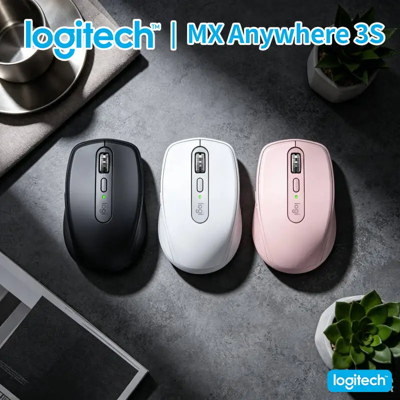 Wireless MX Anywhere 3S - 8000 DPI, Hyper-Scroll, Anti-Slip Grip, Perfect for Trade Show Trip & Business Travel
Wireless MX Anywhere 3S - 8000 DPI, Hyper-Scroll, Anti-Slip Grip, Perfect for Trade Show Trip & Business Travel