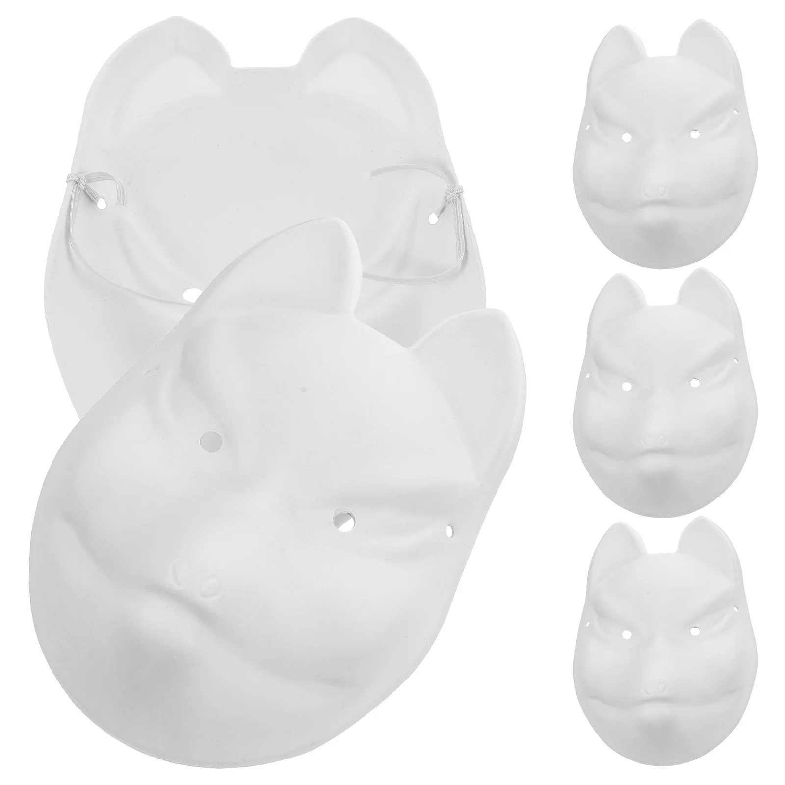 5pcs Fox Masks DIY Paper Pulp Animal Face Mask Japanese Masquerade Party Costume Halloween Prom H Painting Blank Full Face
5pcs Fox Masks DIY Paper Pulp Animal Face Mask Japanese Masquerade Party Costume Halloween Prom H Painting Blank Full Face