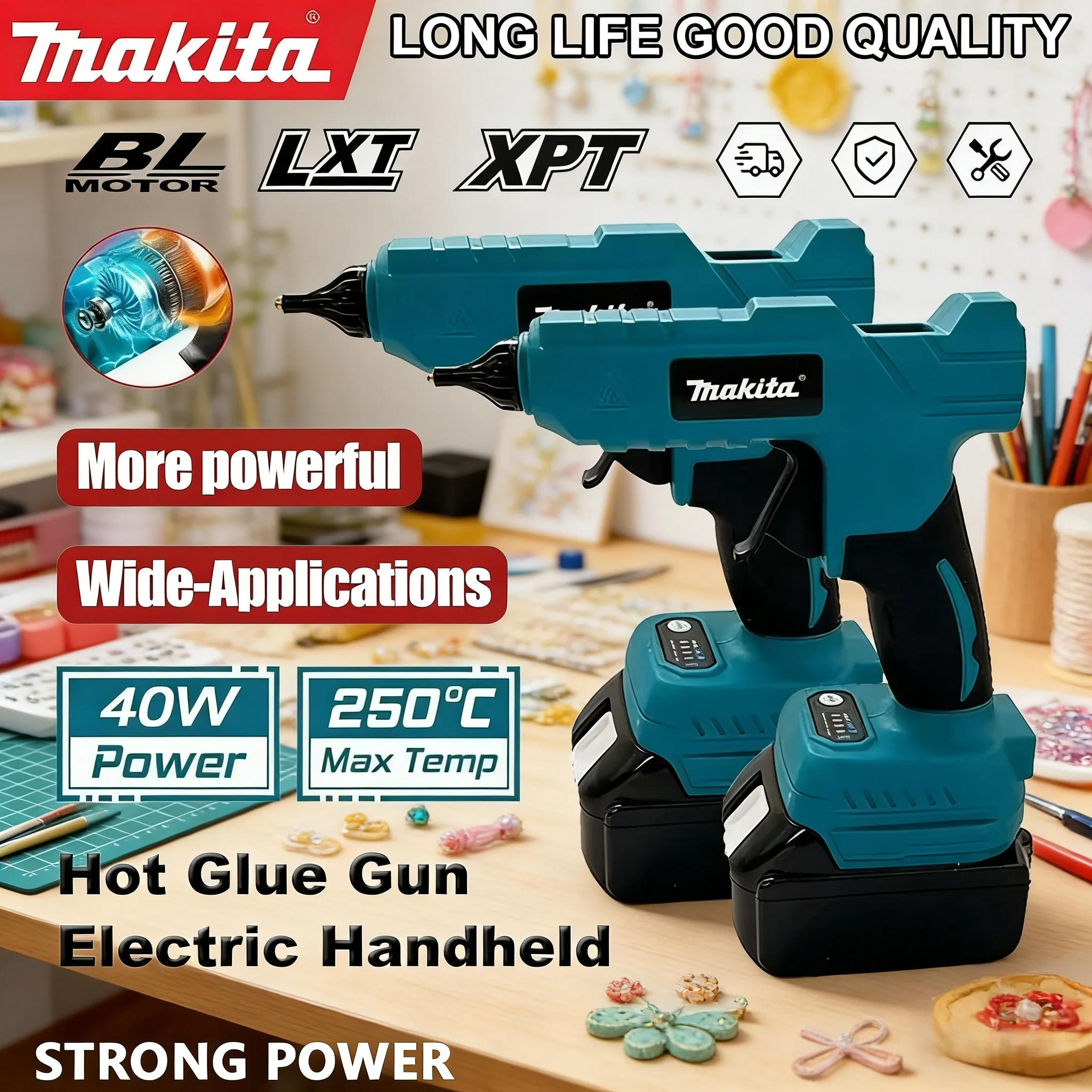 Makita Cordless Electric Handheld Hot Glue Gun Repair DIY Hot Melt Welding Hot Air Gun Anti-scald NozzleTool
Makita Cordless Electric Handheld Hot Glue Gun Repair DIY Hot Melt Welding Hot Air Gun Anti-scald NozzleTool