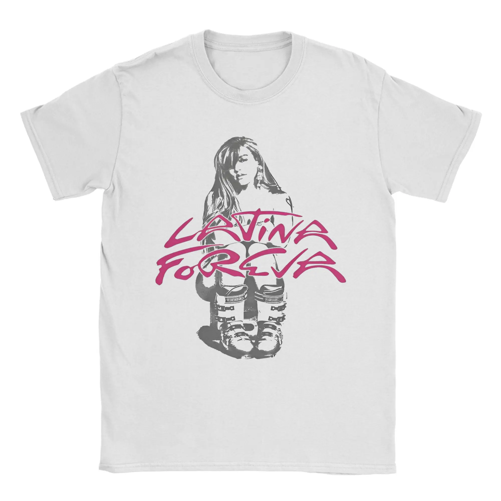 Karol G LATINA FOREVA Ski Men's T Shirt Funny Tees Short Sleeve Crew Neck T-Shirts Pure Cotton Classic Tops
Karol G LATINA FOREVA Ski Men's T Shirt Funny Tees Short Sleeve Crew Neck T-Shirts Pure Cotton Classic Tops