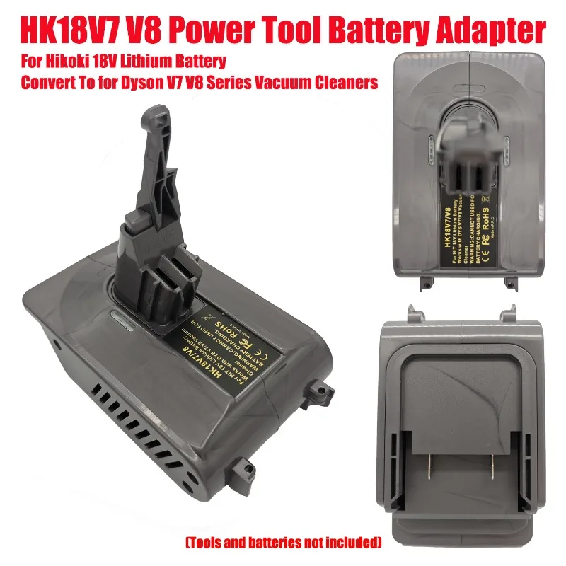 HAKSINKY HK18V7 V8 Power Tool Battery Adapter for Hikoki 18V Lithium Battery Convert To for Dyson V7 V8 Series Vacuum Cleaners
HAKSINKY HK18V7 V8 Power Tool Battery Adapter for Hikoki 18V Lithium Battery Convert To for Dyson V7 V8 Series Vacuum Cleaners