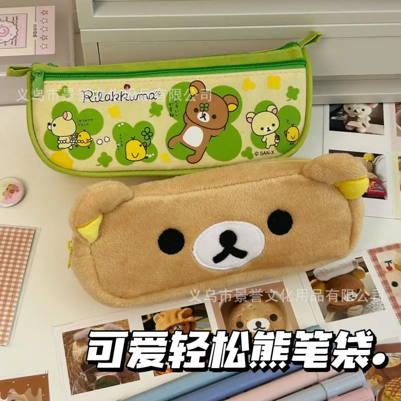 Милый четырехлистный клевер Rilakkuma пенал студенческий большой емкости мультфильм аниме плюшевые канцелярские принадлежности пенал подарок на день рождения
Милый четырехлистный клевер Rilakkuma пенал студенческий большой емкости мультфильм аниме плюшевые канцелярские принадлежности пенал подарок на день рождения