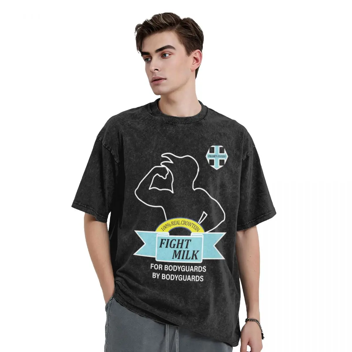 fight milk bodyguards shirt T-Shirt cotton graphic tees blue archive men workout shirt
fight milk bodyguards shirt T-Shirt cotton graphic tees blue archive men workout shirt