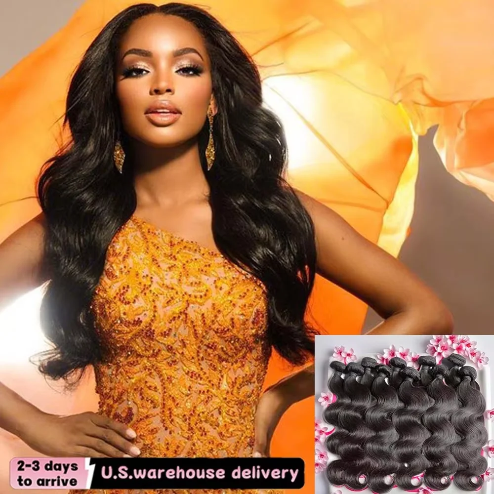 15A Human Hair Bundles 32 34 36 38 40 Inch Body Wave Bundles Human Hair Real Unprocessed Brazilian Virgin Hair Quick Weave Extensions Natural Color 2 / 3 /4 Bundles Human Hair Extensions Double Weft for Black Women
15A Human Hair Bundles 32 34 36 38 40 Inch Body Wave Bundles Human Hair Real Unprocessed Brazilian Virgin Hair Quick Weave Extensions Natural Color 2 / 3 /4 Bundles Human Hair Extensions Double Weft for Black Women