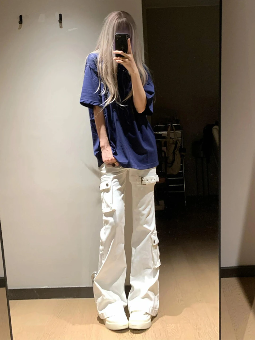 White Belted Bell Bottom Jeans Straight Leg Workwear Knife Pants Unisex Spring Autumn American High Street Style Jeans
White Belted Bell Bottom Jeans Straight Leg Workwear Knife Pants Unisex Spring Autumn American High Street Style Jeans