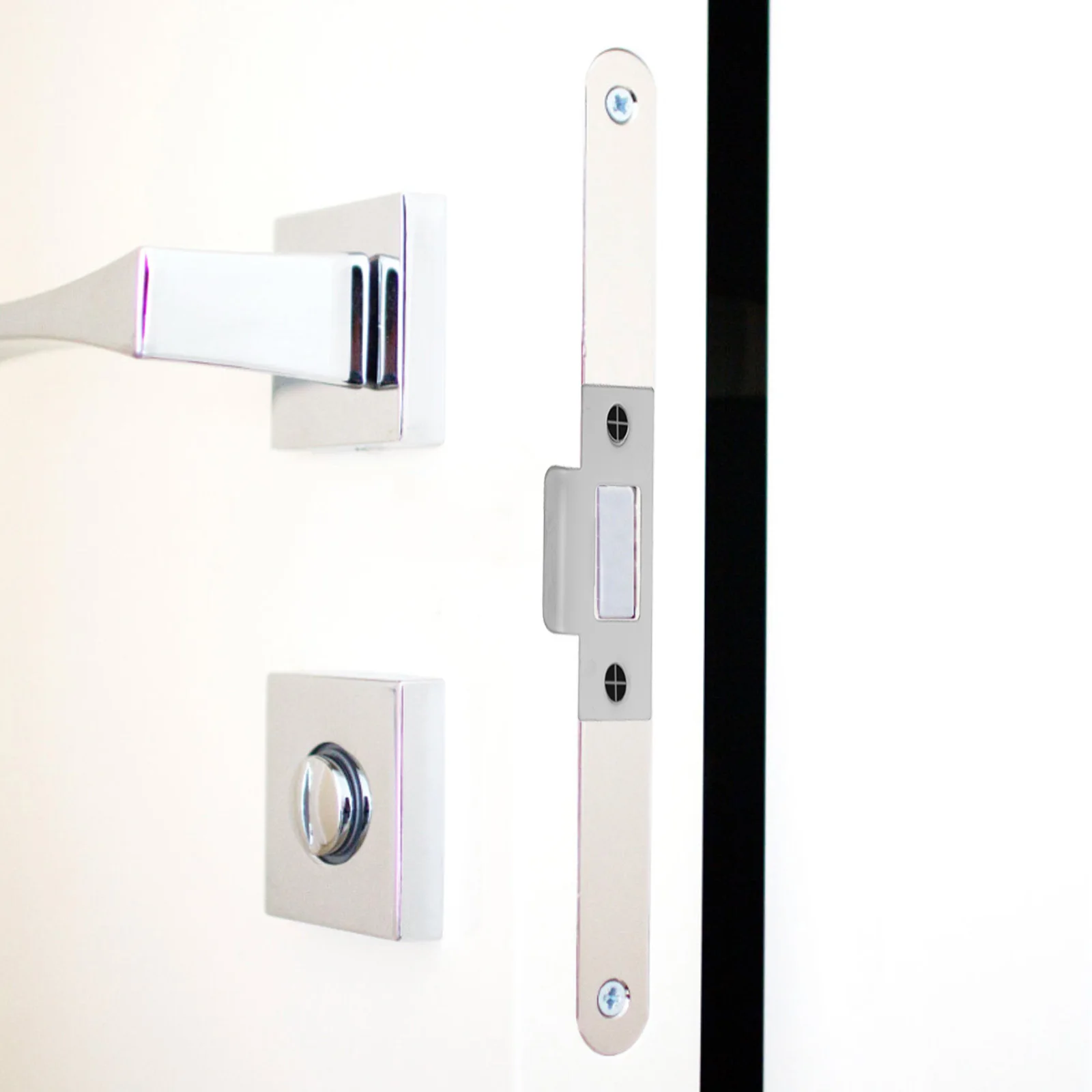4pcs Stainless Locking Tongue Baffle Deadbolt Plate Silver Door Strike Plates Accessories Strike Plates For Exterior Doors
4pcs Stainless Locking Tongue Baffle Deadbolt Plate Silver Door Strike Plates Accessories Strike Plates For Exterior Doors