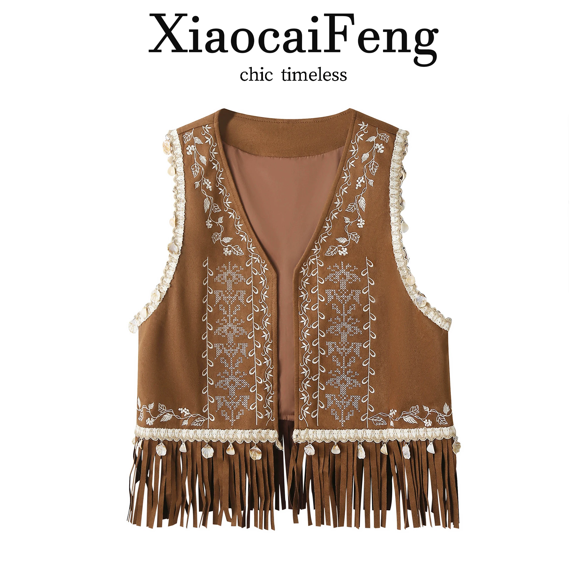Ethnic Style Embroidered Pendant Tassel Vest Women's Northwest Holiday Sleeveless Trendy Fashion Outerwear Short Length...
Ethnic Style Embroidered Pendant Tassel Vest Women's Northwest Holiday Sleeveless Trendy Fashion Outerwear Short Length...