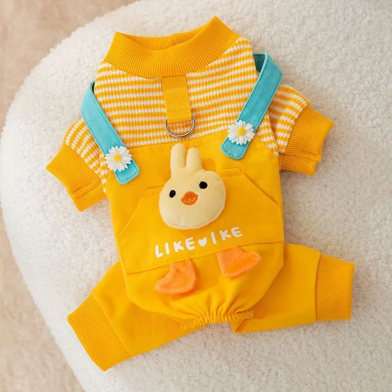 3D Chicken Dog Four legged Strap Pants Small Dog Teddy Plush Bodysuit Warm Winter Pet Clothes Cartoon Dog Clothes XS-XL
3D Chicken Dog Four legged Strap Pants Small Dog Teddy Plush Bodysuit Warm Winter Pet Clothes Cartoon Dog Clothes XS-XL