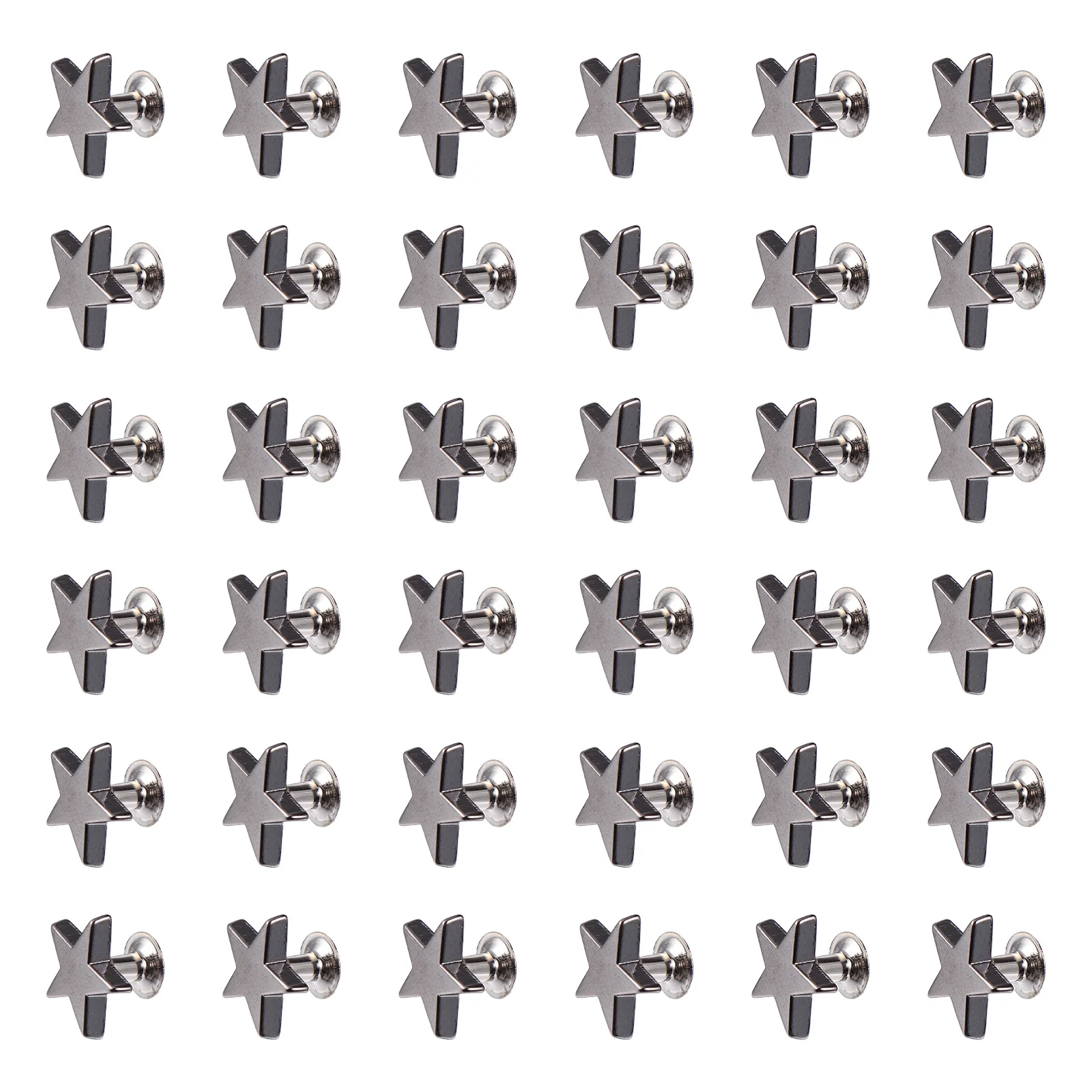 100Pcs Alloy Star Rivets Flat 12mm Punk Style for Garment Shoes DIY Clothing Decoration Star Rivets Alloy Studs 
100Pcs Alloy Star Rivets Flat 12mm Punk Style for Garment Shoes DIY Clothing Decoration Star Rivets Alloy Studs