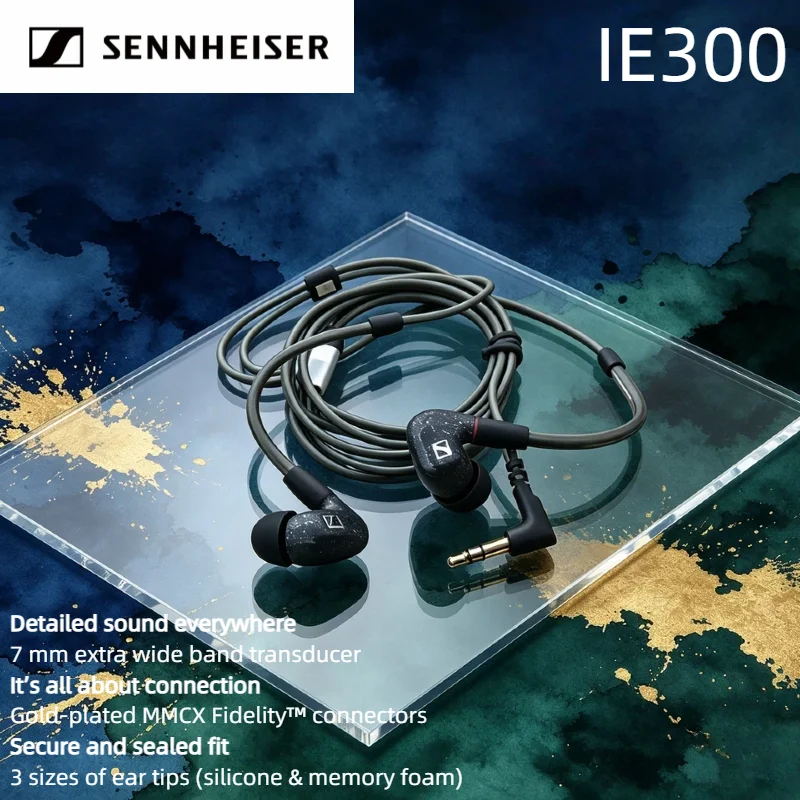 Workout Essential Sennheiser IE300 Wired Earbuds In-ear HIFI Stereo Earphones for Running and Sports Brand Pro Max
Workout Essential Sennheiser IE300 Wired Earbuds In-ear HIFI Stereo Earphones for Running and Sports Brand Pro Max