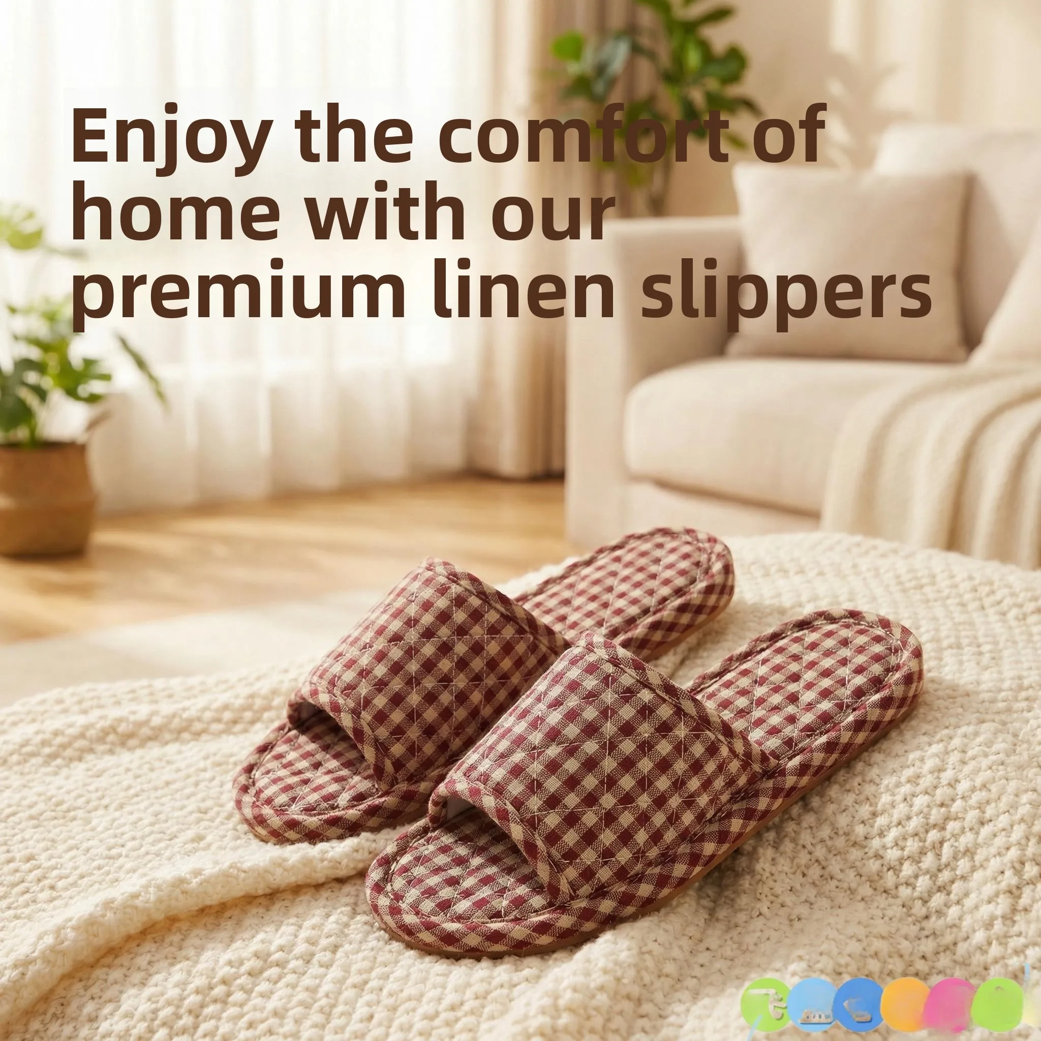 Cotton Linen Slippers Women's Indoor Floor Wood Noise Reduction Anti Slip Linen Machine Washable Cloth Art Slippers
Cotton Linen Slippers Women's Indoor Floor Wood Noise Reduction Anti Slip Linen Machine Washable Cloth Art Slippers
