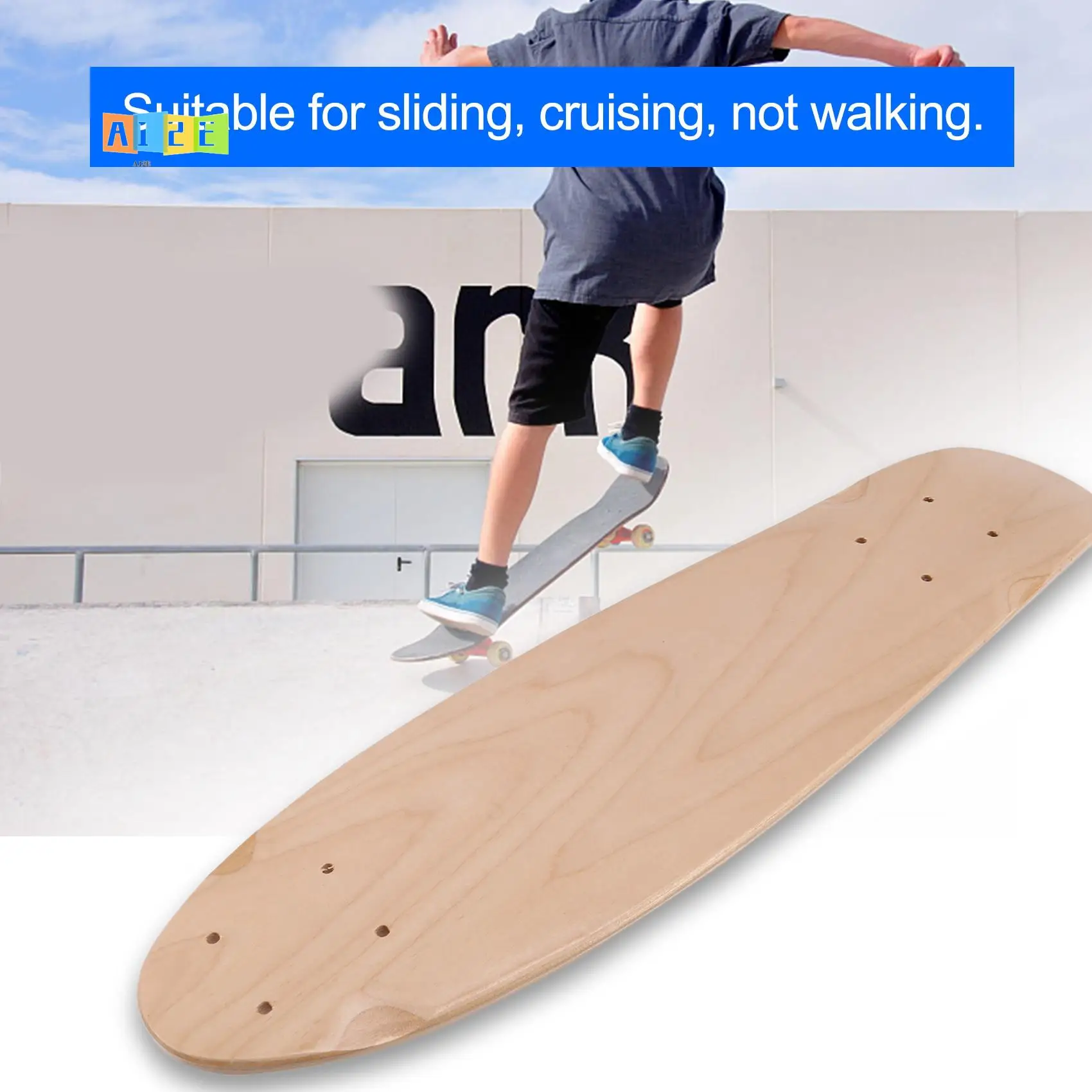 A12E-22Inch Blank Skateboard Deck Natural 55.5X15cm Maple Banana Sliding Cruising Skating Single Rocker Board DIY Decks
A12E-22Inch Blank Skateboard Deck Natural 55.5X15cm Maple Banana Sliding Cruising Skating Single Rocker Board DIY Decks