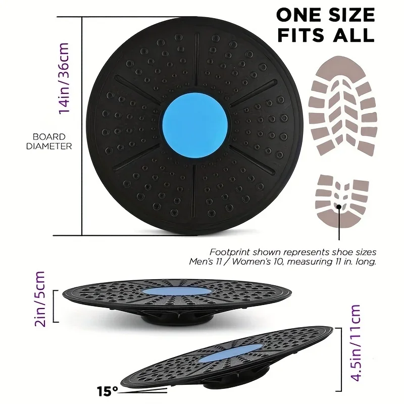 1 Pc Yoga Balance Board, Fitness Training Pedal, Sensory Training Balance Board, Fitness Equipment For Sensory Rehabilitation
1 Pc Yoga Balance Board, Fitness Training Pedal, Sensory Training Balance Board, Fitness Equipment For Sensory Rehabilitation