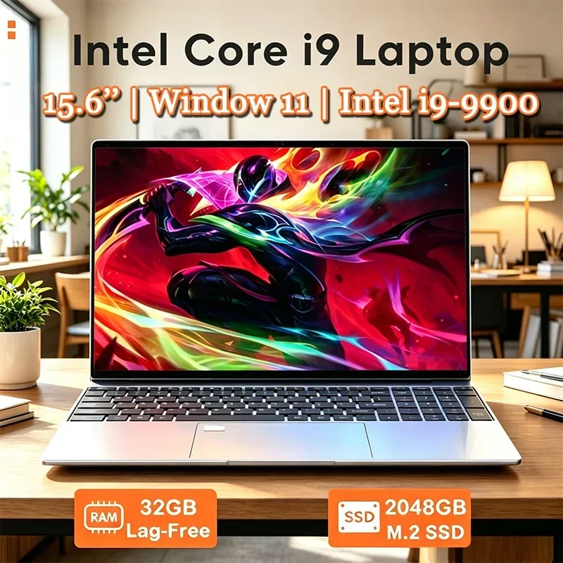 Hot Sales 15.6" Laptop Intel Core I9-9900 32GB 2TB Gaming PC Ultra Slim Office Study Computer PC Windows 11 Pro 1920*1080 HD
Hot Sales 15.6" Laptop Intel Core I9-9900 32GB 2TB Gaming PC Ultra Slim Office Study Computer PC Windows 11 Pro 1920*1080 HD
