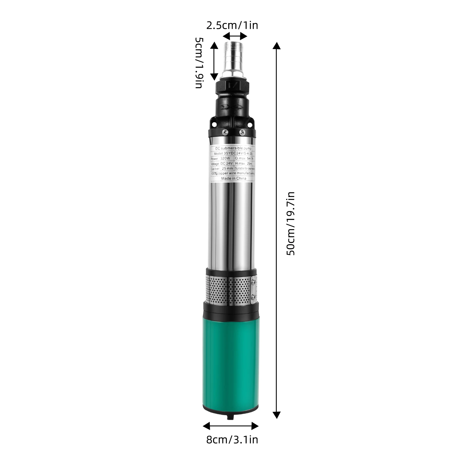Deep Water Pump Solar Stainless Steel Electric Submersible Pump with Controller for Farm Pond Water Pump Agricultural Irrigation
Deep Water Pump Solar Stainless Steel Electric Submersible Pump with Controller for Farm Pond Water Pump Agricultural Irrigation
