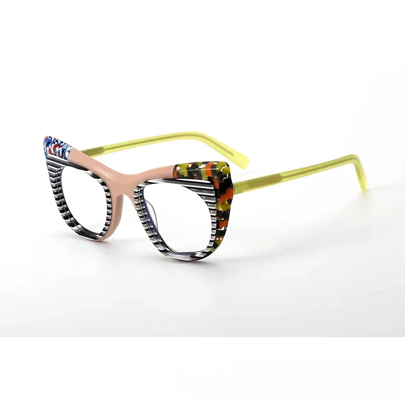 New Cat Eye Women Optical Glasses Frame Top Quality Acetate Fashion Color Eyeglass Myopia Anti Blue Light Color Changing Eyewear
New Cat Eye Women Optical Glasses Frame Top Quality Acetate Fashion Color Eyeglass Myopia Anti Blue Light Color Changing Eyewear