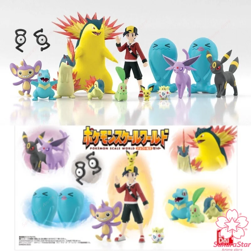 【In Stock】Bandai Scale World Pokemon Johto Typhlosion Totodile Togepi Pichu Wobbuffet Collectible Anime Figure Set
【In Stock】Bandai Scale World Pokemon Johto Typhlosion Totodile Togepi Pichu Wobbuffet Collectible Anime Figure Set
