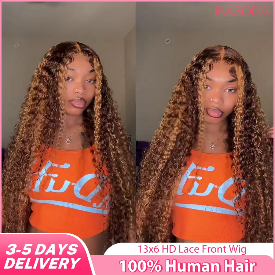 Highlight Wig Deep Wave 13x6 HD Lace Frontal Wig Human Hair 13x4 Water Wave Wigs Curly Honey Blonde Colored Wigs For Women
Highlight Wig Deep Wave 13x6 HD Lace Frontal Wig Human Hair 13x4 Water Wave Wigs Curly Honey Blonde Colored Wigs For Women