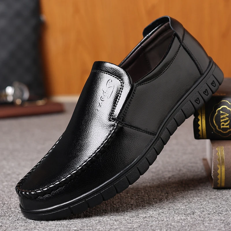 Men Genuine Leather Loafers Non Slip Walking Flats Breathable Outdoor Slip On Casual Shoes For Male Work Office Driving Sneakers
Men Genuine Leather Loafers Non Slip Walking Flats Breathable Outdoor Slip On Casual Shoes For Male Work Office Driving Sneakers
