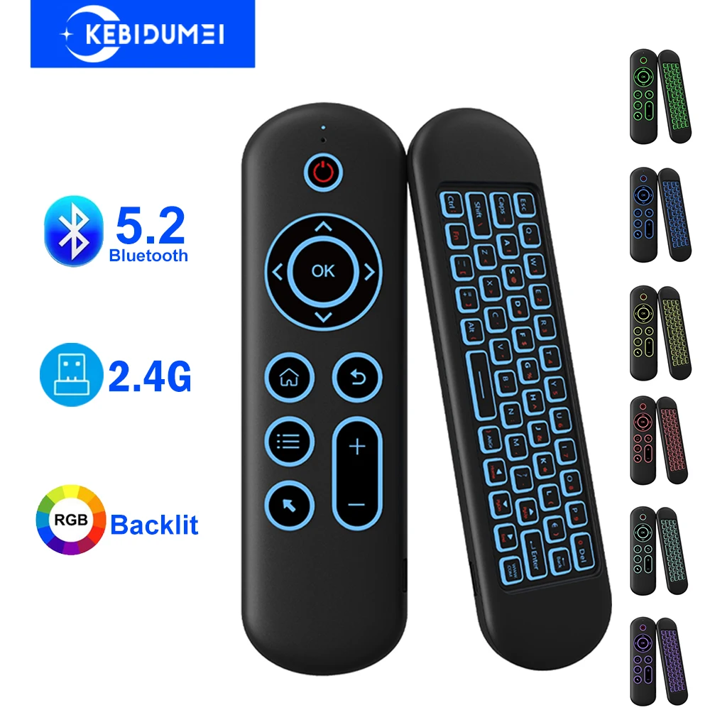 Bluetooth 5.2 Клавиатура Мини-клавиатура с беспроводной воздушной мышью 2,4G RGB Цветная клавиатура с подсветкой для ноутбука Android TV Box Smart TV
Bluetooth 5.2 Клавиатура Мини-клавиатура с беспроводной воздушной мышью 2,4G RGB Цветная клавиатура с подсветкой для ноутбука Android TV Box Smart TV