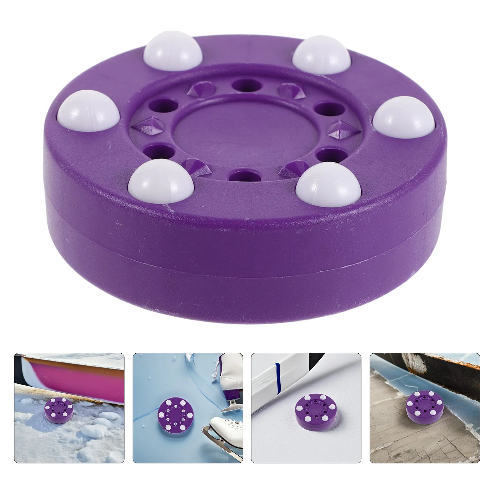 2Pcs Street Hockey Puck Six Ball Roller Design Official Size Low Friction Asphalt Concrete Indoor Floor Anti Bounce Quiet
2Pcs Street Hockey Puck Six Ball Roller Design Official Size Low Friction Asphalt Concrete Indoor Floor Anti Bounce Quiet