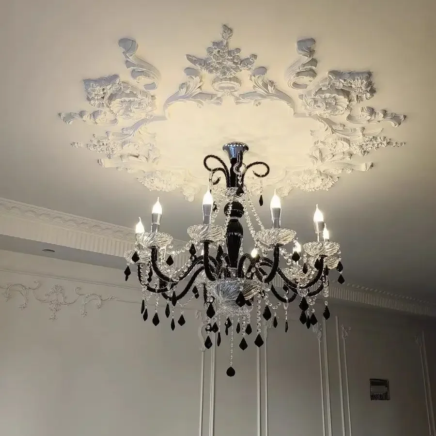 European crystal chandelier retro loft living room bedroom home crystal lighting luxury villa restaurant candle lighting
European crystal chandelier retro loft living room bedroom home crystal lighting luxury villa restaurant candle lighting