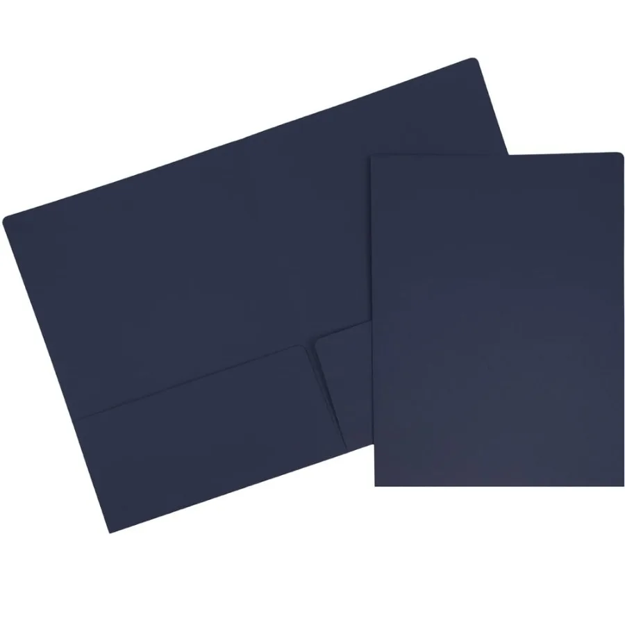 Matte Two Pocket Folders Navy Blue 25 Pack
Matte Two Pocket Folders Navy Blue 25 Pack