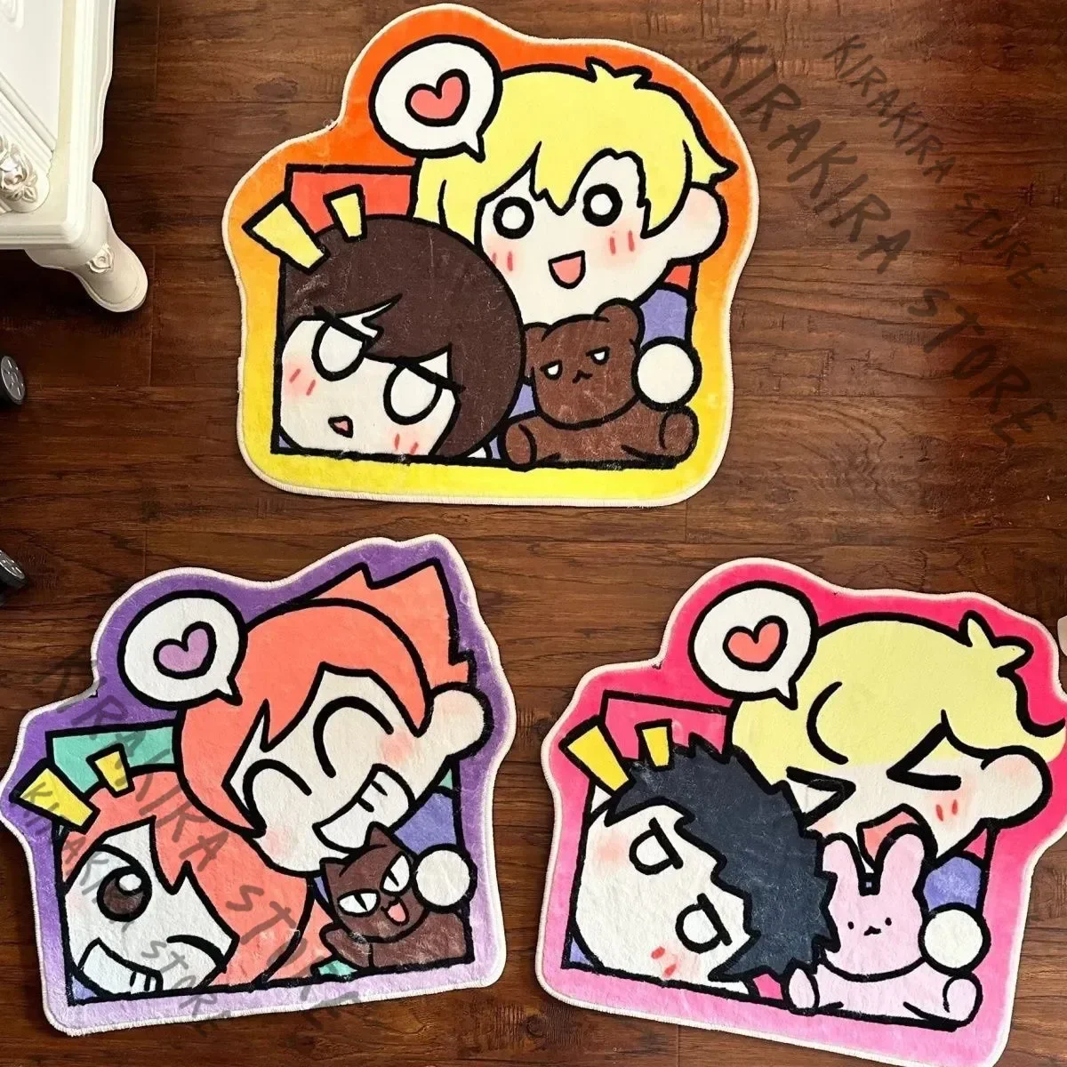 Ouran High School Host Club Fujioka Haruhi Carpet Anime Ground Mat Cute Expression Comic Cosplay House Decor Rug Footcloth
Ouran High School Host Club Fujioka Haruhi Carpet Anime Ground Mat Cute Expression Comic Cosplay House Decor Rug Footcloth