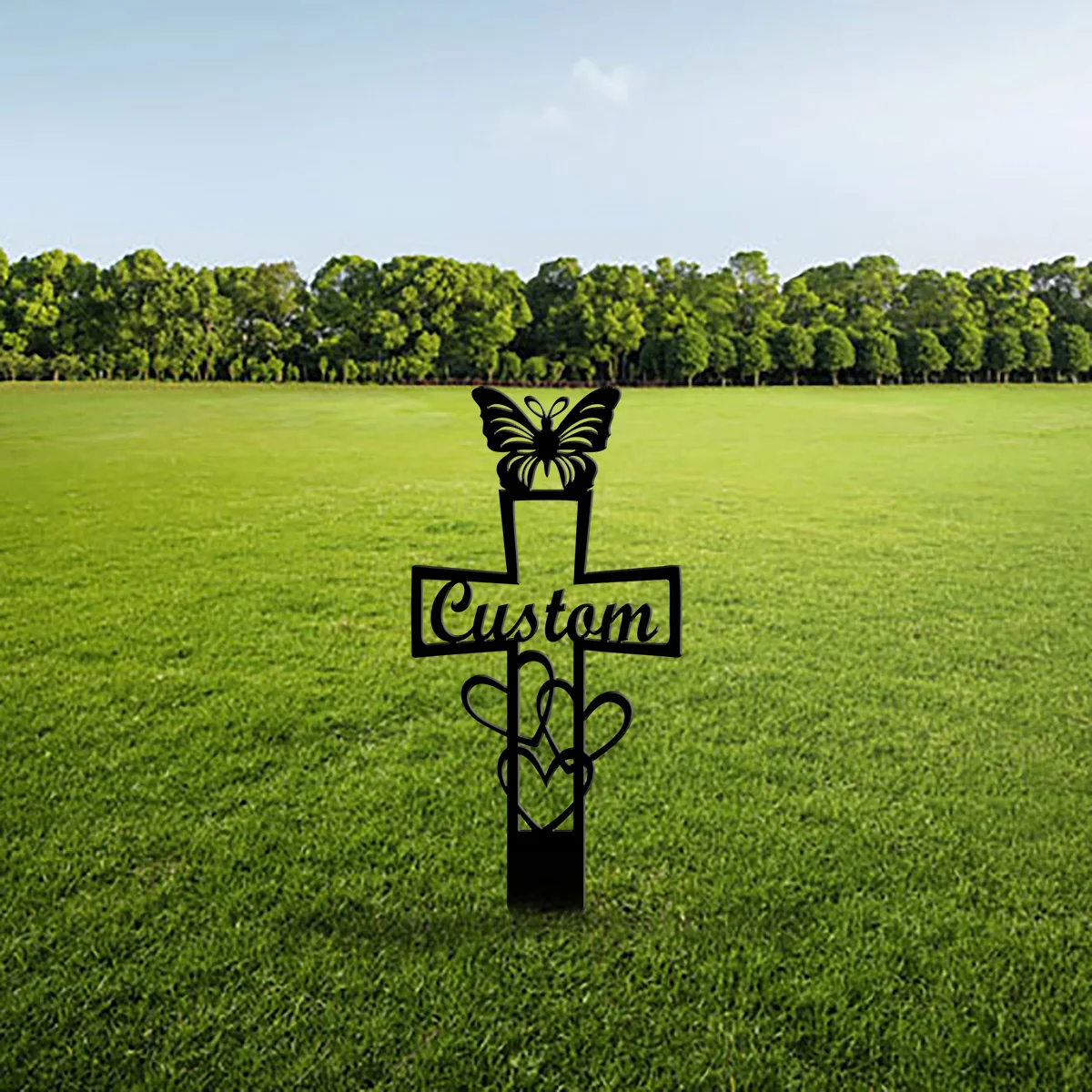 Custom Personalized Memorial Metal Stake, Butterfly Garden Stakes, Sympathy Sign, Heart Garden Stake, Memorial Plaque
Custom Personalized Memorial Metal Stake, Butterfly Garden Stakes, Sympathy Sign, Heart Garden Stake, Memorial Plaque