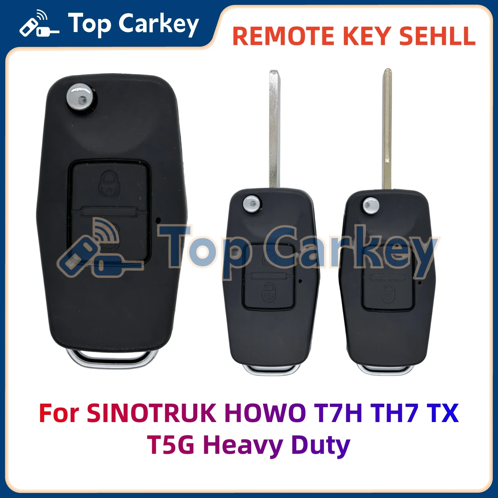 TopCarkey Replacement Flip Remote Key Shell Fob Housing Case for SINOTRUK HOWO T7H TH7 TX T5G Heavy Duty
TopCarkey Replacement Flip Remote Key Shell Fob Housing Case for SINOTRUK HOWO T7H TH7 TX T5G Heavy Duty