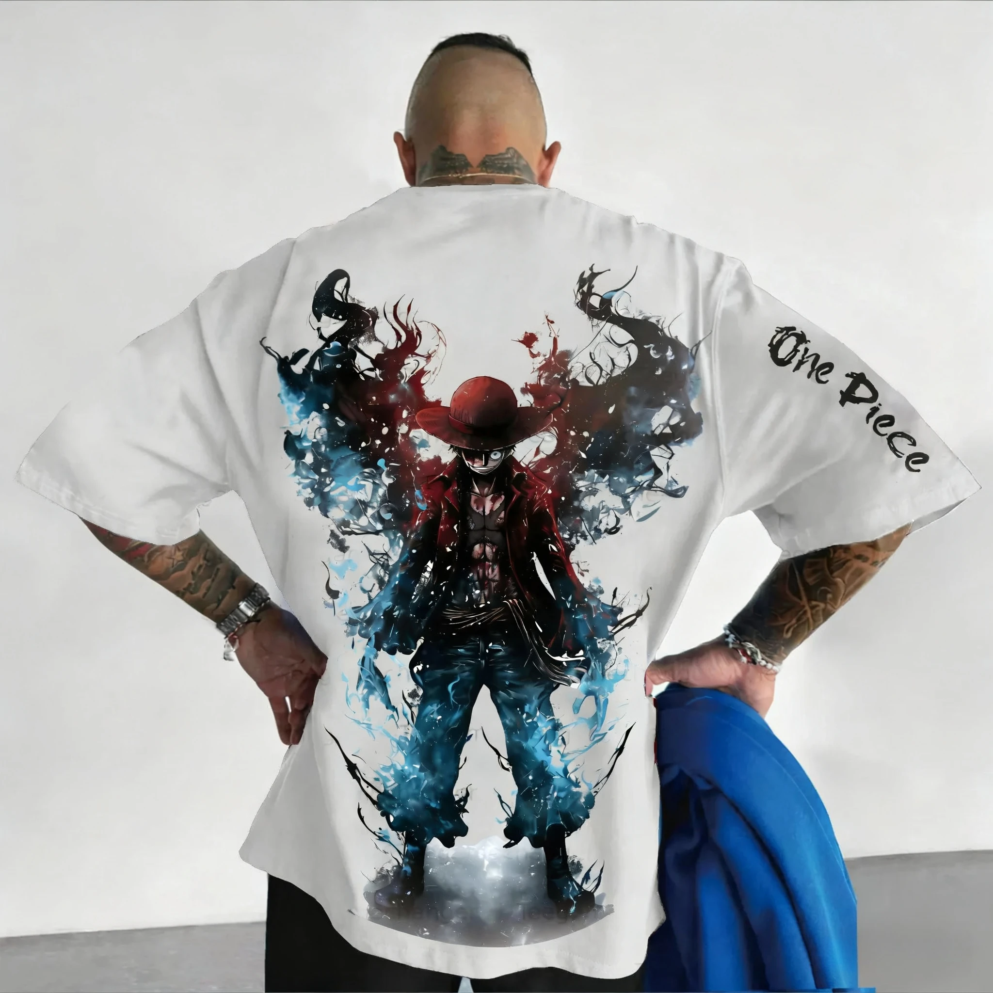 One Piece Luffy Printed Cotton Short-sleeved American Loose Men's And Women's 2025 Summer Breathable Sports Round-neck T-shirt
One Piece Luffy Printed Cotton Short-sleeved American Loose Men's And Women's 2025 Summer Breathable Sports Round-neck T-shirt