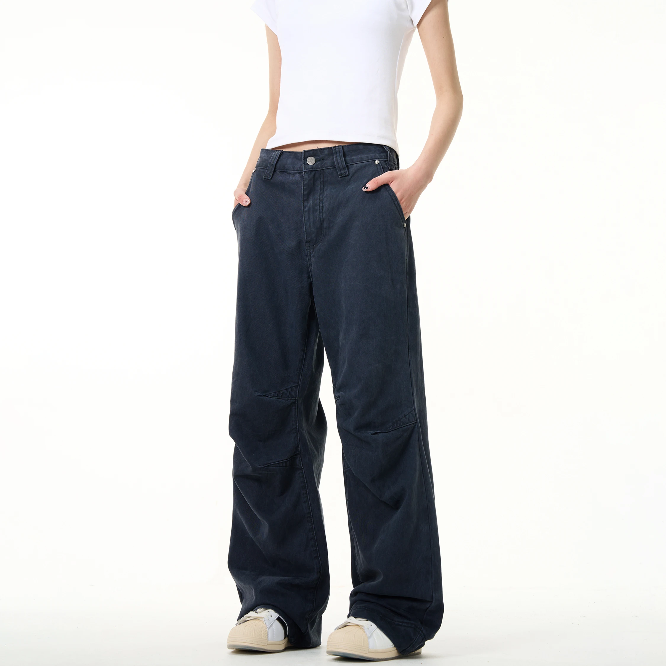 American Retro Pleated Drape CleanFit Jeans Men's Women's Loose Straight Leg Wide Leg Workwear Casual Pants
American Retro Pleated Drape CleanFit Jeans Men's Women's Loose Straight Leg Wide Leg Workwear Casual Pants
