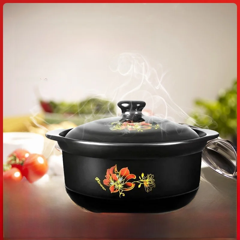 High Temperature Resistant Stove Pot for Home Use Gas Stove Universal Casserole Pot for Soup Making And Rice Cooking
High Temperature Resistant Stove Pot for Home Use Gas Stove Universal Casserole Pot for Soup Making And Rice Cooking