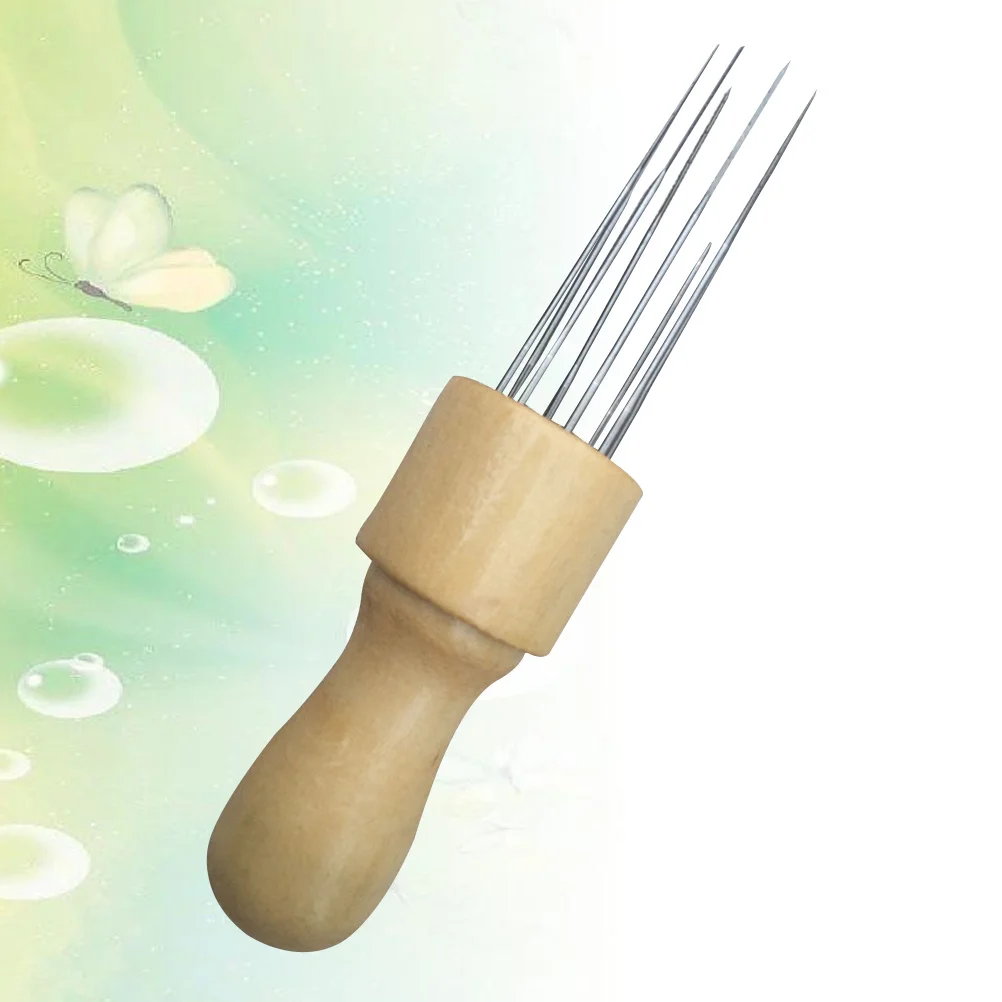 8 Needle Tools Set With Wooden Handle Durable Iron Needles For Diy Craft Art Projects Felting Kits Needle Felting Supplies
8 Needle Tools Set With Wooden Handle Durable Iron Needles For Diy Craft Art Projects Felting Kits Needle Felting Supplies