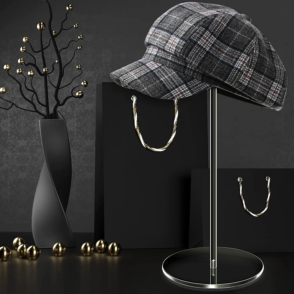 Hat Wig Display Stand Acrylic Transparent Hat Holder And Wig Holder Rack Decorative Hat Display Stand With Round Base
Hat Wig Display Stand Acrylic Transparent Hat Holder And Wig Holder Rack Decorative Hat Display Stand With Round Base