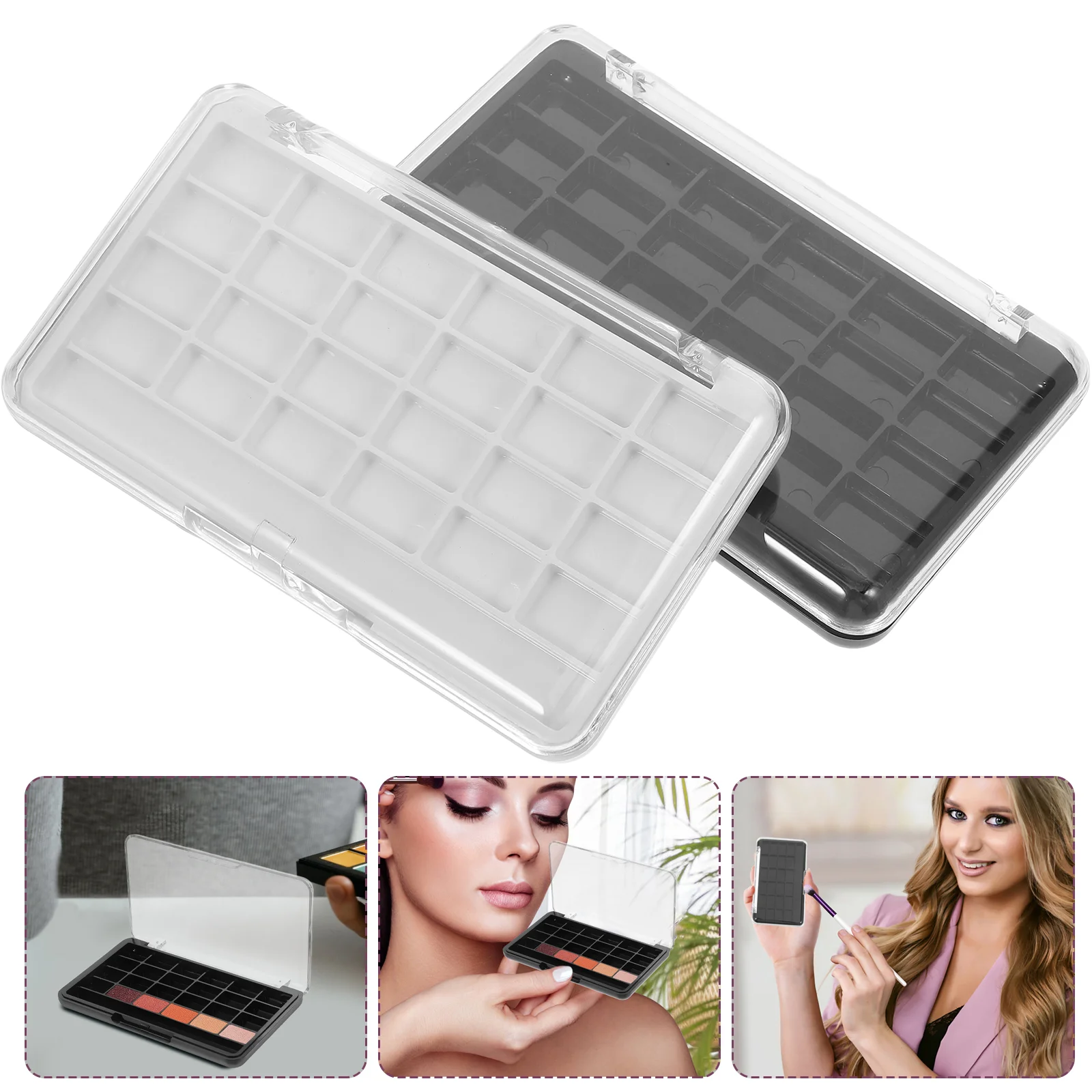 2 PCS Eye Shadow Box Travel Beads Eyeshadow Palette Organizer Refillable Container
2 PCS Eye Shadow Box Travel Beads Eyeshadow Palette Organizer Refillable Container